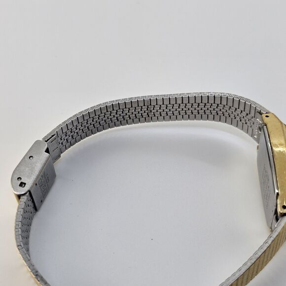 VTG Seiko Women Watch 20MM Gold Dial Bracelet Band Up to 7.5" New Battery - Picture 16 of 16